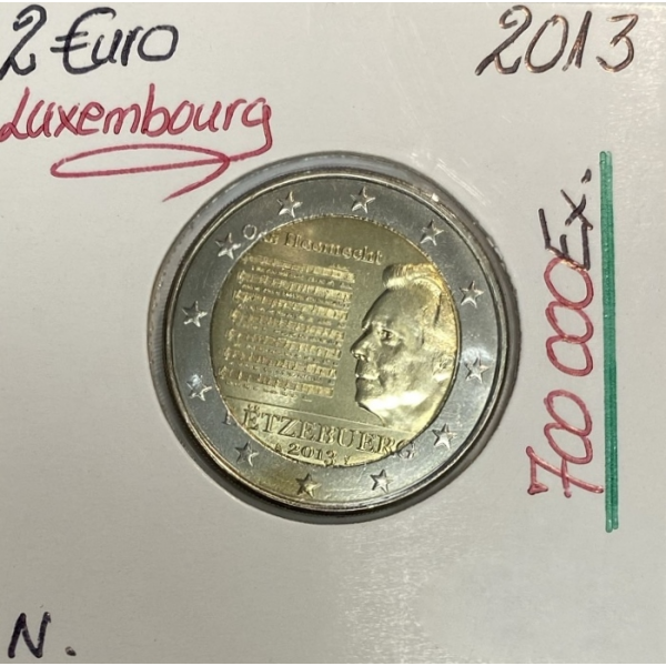 Luxembourg - 2 Euro 2013 - Hymne...