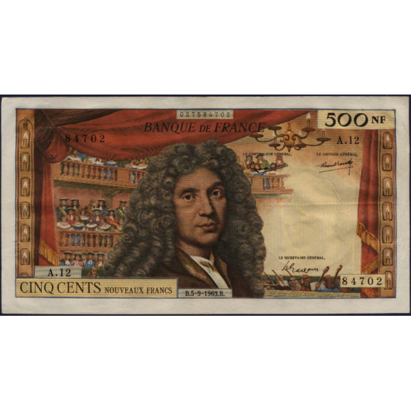 500 NOUVEAUX FRANCS MOLIERE -...