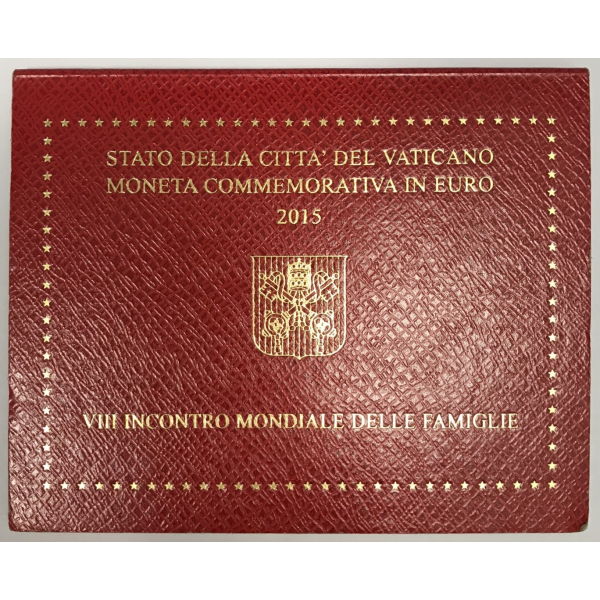 Vatican - 2 Euro Coffret Brillant Universel 2015 (Rencontre Mond des Familles)