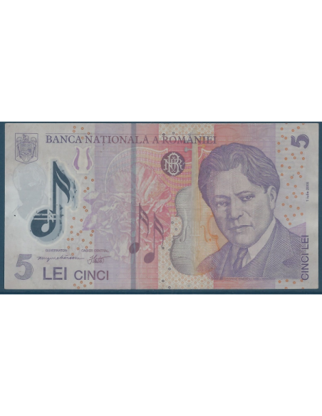 ROUMANIE - 5 LEI 2005 - BILLET DE BANQUE // Qualité : TTB
