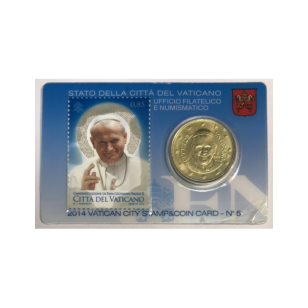 VATICAN - 50 CENTIMES D'EURO 2014 - CANONISATION DE...