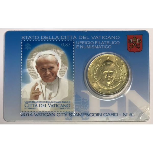 VATICAN - 50 CENTIMES D'EURO 2014 -...