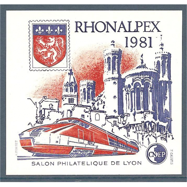 BLOC CNEP N° 2 - Rhonalpex 1981 - Lyon