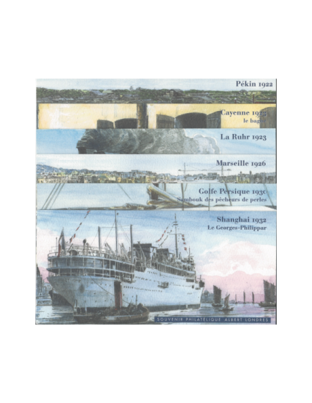 BLOC SOUVENIR N°17 à 22 - Albert Londres