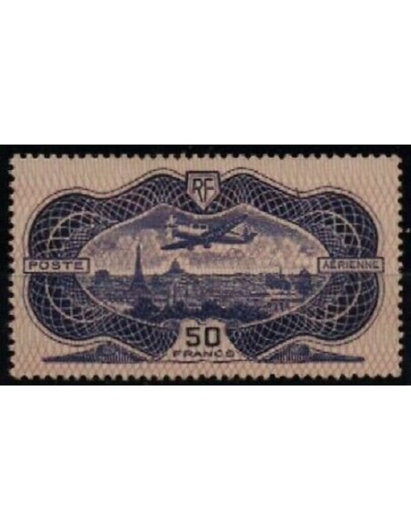 PA N°15 - Timbre Neuf de France (Avec Charnière) - Poste Aérienne