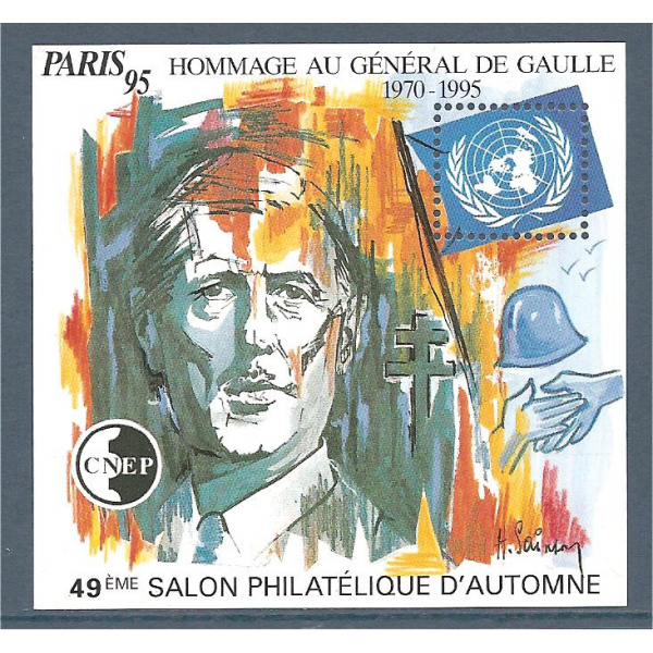 BLOC CNEP N°21 - Paris 1995 (G. de Gaulle)