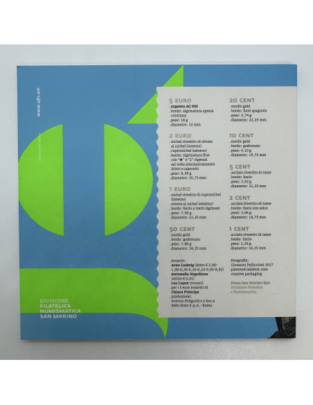 SAINT-MARIN - Coffret Brillant Universel 2022 - Série officielle des Euros en BU