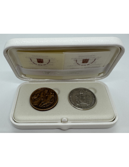 Vatican - Coffret de 2 MEDAILLES OFFICIELLES 2016 - Mère Teresa de Calcutta