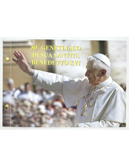 Vatican - 2 Euro 2007 en BU - 80e anniversaire de Sa Sainteté le pape Benoît XVI