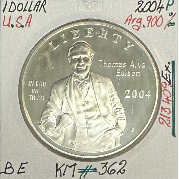 ETATS-UNIS - USA - 1 DOLLAR 2004 P - Pièce de Monnaie en argent // Qualité : BE