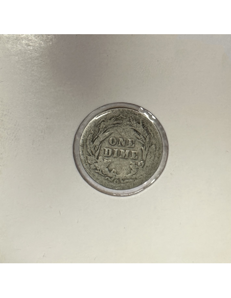 ETATS-UNIS - 1 DIME 1900 O - Pièce de Monnaie en Argent / Qualité : B