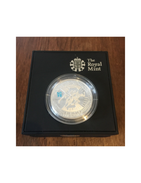 ROYAUME-UNI - 5 LIVRES 2010 (J.O) Pièce Commémorative en Argent // Qualité : BE