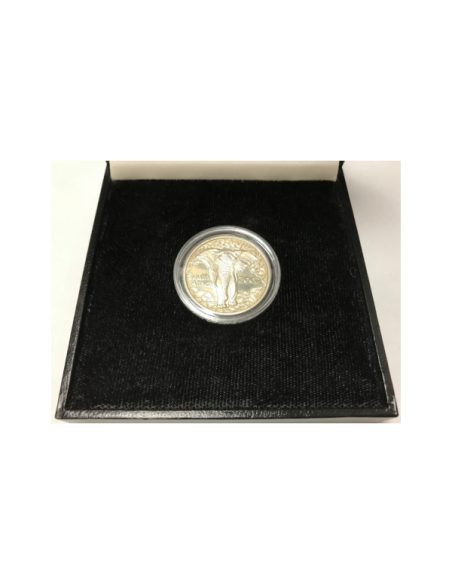 AFRIQUE DU SUD - 5 CENT - Pièce Commémorative en Argent (2002) ELEPHANT