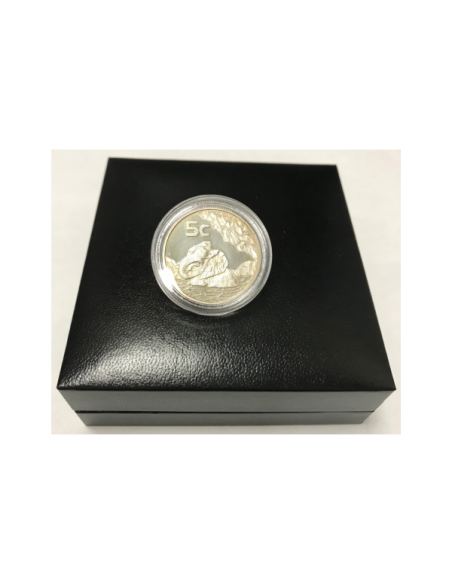 AFRIQUE DU SUD - 5 CENT - Pièce Commémorative en Argent (2002) ELEPHANT