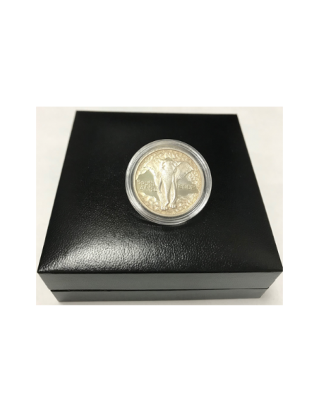 AFRIQUE DU SUD - 5 CENT - Pièce Commémorative en Argent (2002) ELEPHANT