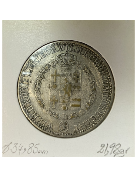 ALLEMAGNE - 1 THALER (1834) Pièce de Monnaie en Argent // Qualité : TB