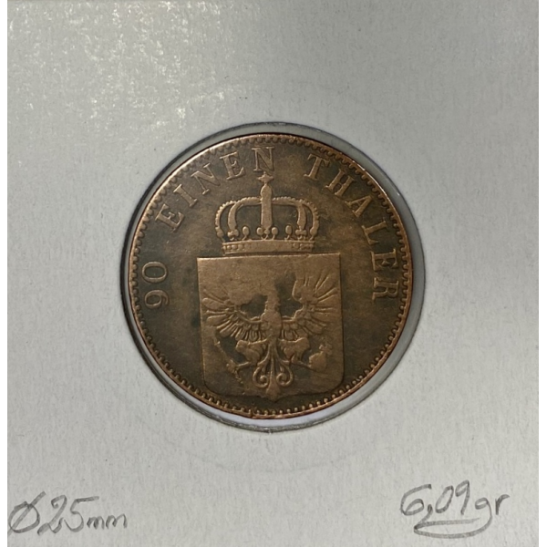 ALLEMAGNE PRUSSE - 4 PFENNIG - 1856A...