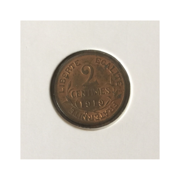 2 CENTIMES DANIEL-DUPUIS - 1919 -...
