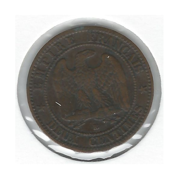 2 CENTIMES NAPOLEON III - 1862BB -...