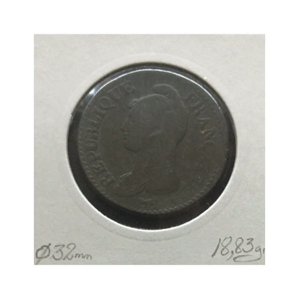 1 DECIME DUPRE - L'AN 9 G - Pièce de...