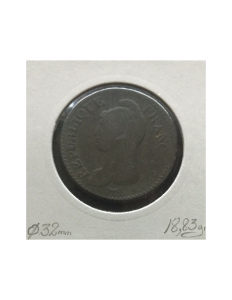 1 DECIME DUPRE - L'AN 9 G - Pièce de Monnaie en Bronze // TTB