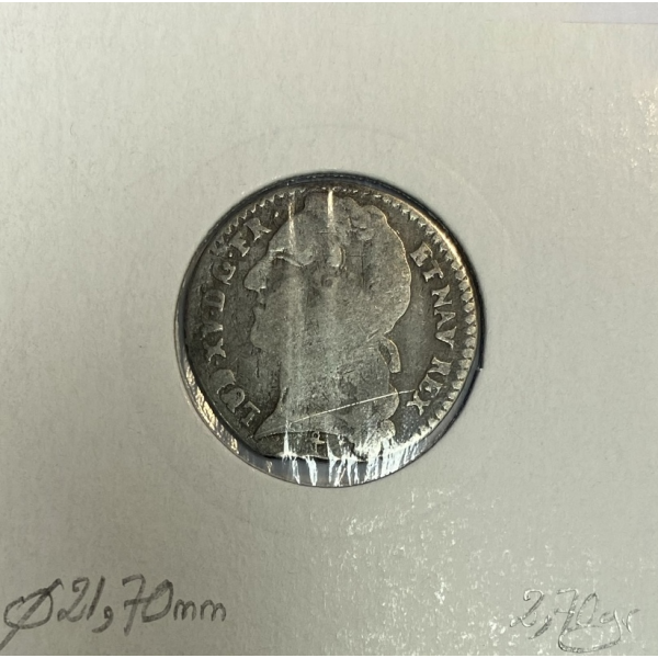 1/10 ECU au bandeau - LOUIS XV -...