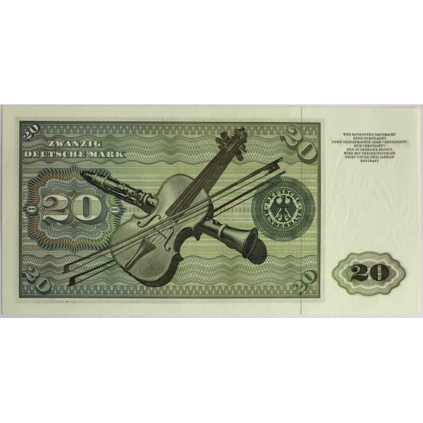 ALLEMAGNE - 20 MARK (1970) - Billet...