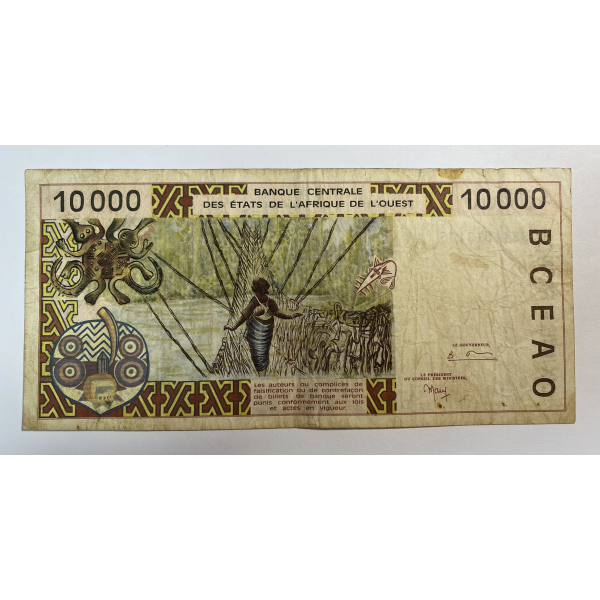 AFRIQUE DE L'OUEST - 10 000 FRANCS...