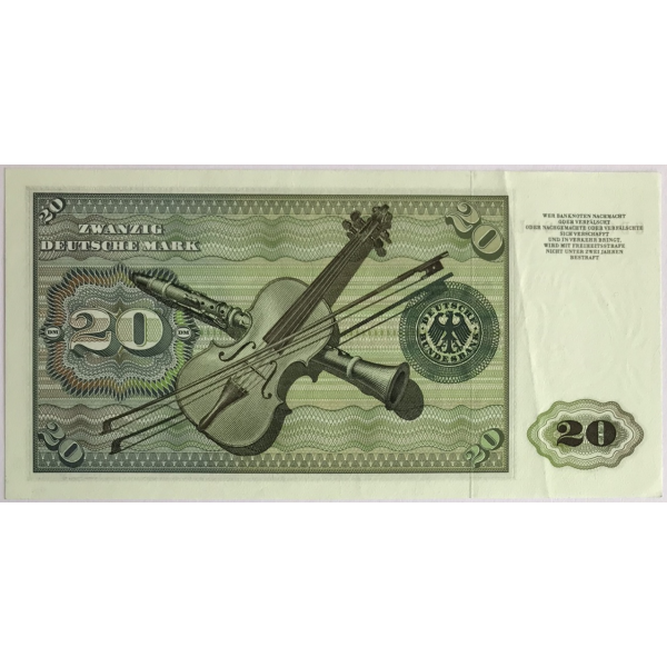 ALLEMAGNE - 20 MARK (1970) - Billet...