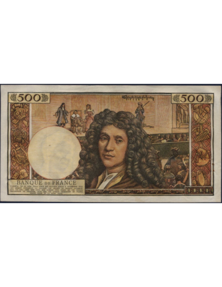 500 NOUVEAUX FRANCS MOLIERE - 2.1.1964 - Billet de banque français (TTB+)
