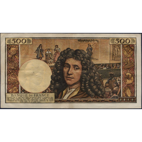 500 NOUVEAUX FRANCS MOLIERE -...