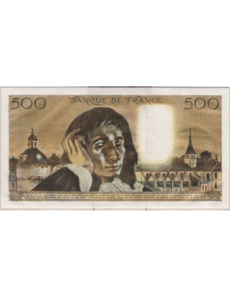 500 FRANCS PASCAL - 8.1.1987 - Billet de banque français (SUP) 65894