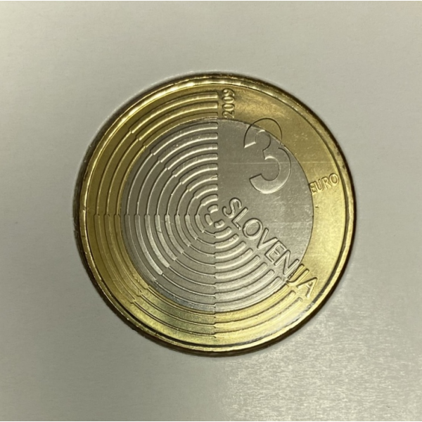 SLOVENIE - 3 EURO - 2009 - Edvard...