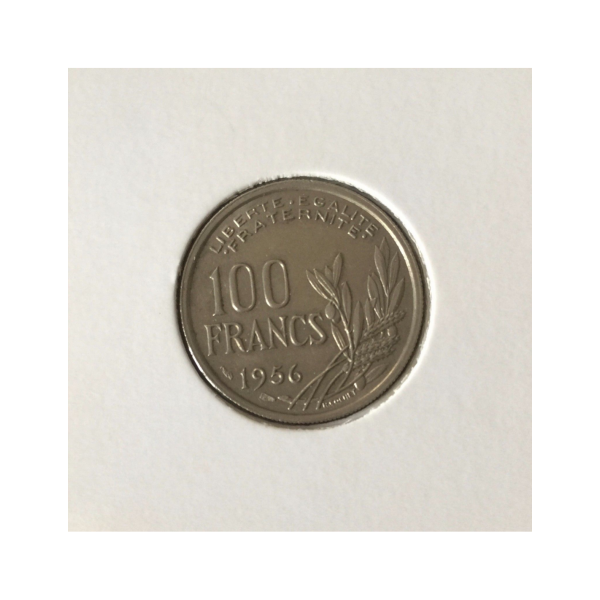 100 FRANCS COCHET - 1956 - Pièce de...
