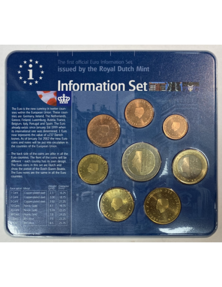 PAYS-BAS - Coffret Brillant Universel 2001