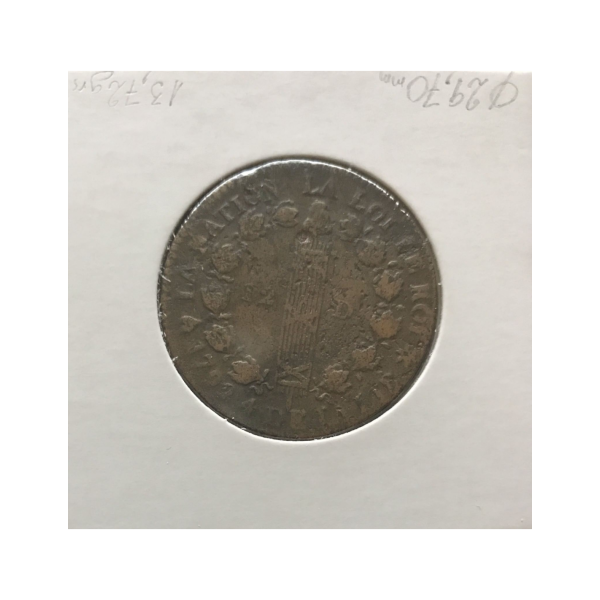 12 DENIERS - LOUIS XVI - 1792BB -...