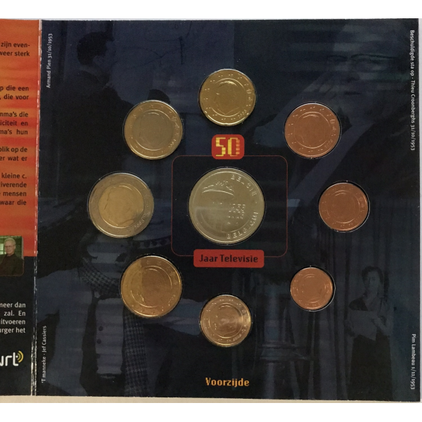 Belgique - Coffret BU - Les Euros de...