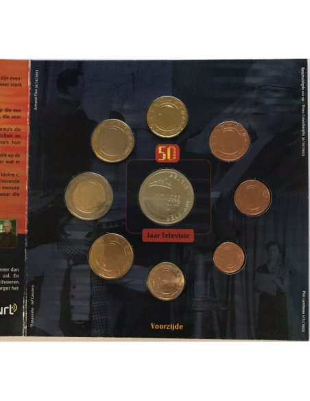 Belgique - Coffret BU - Les Euros de l'Année 2003 - TELEVISION