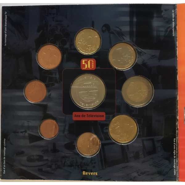 Belgique - Coffret BU - Les Euros de...