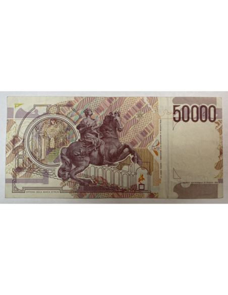ITALIE - 50 000 LIRE (1992) - Billet de banque (TTB) RD 126137 D