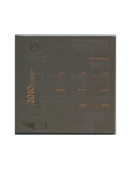Saint-Marin - Coffret Brillant Universel 2010 - Avec la Pièce de 5 Euro Argent