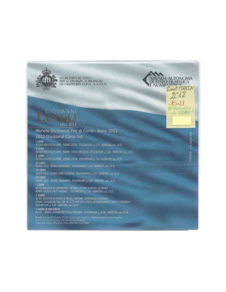 Saint-Marin - Coffret Brillant Universel 2012