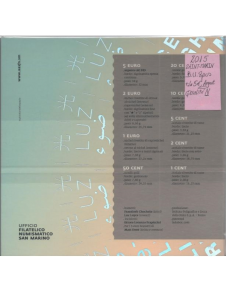 Saint-Marin - Coffret Brillant Universel 2015