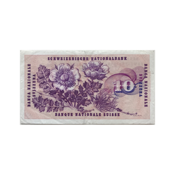 SUISSE - 10 FRANCS (1974) - Billet de...