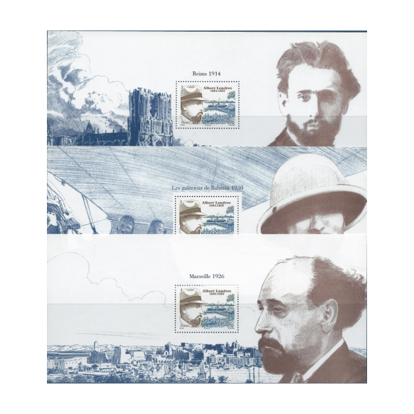 BLOC SOUVENIR N°17 à 22 - Albert Londres