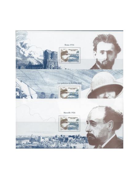 BLOC SOUVENIR N°17 à 22 - Albert Londres