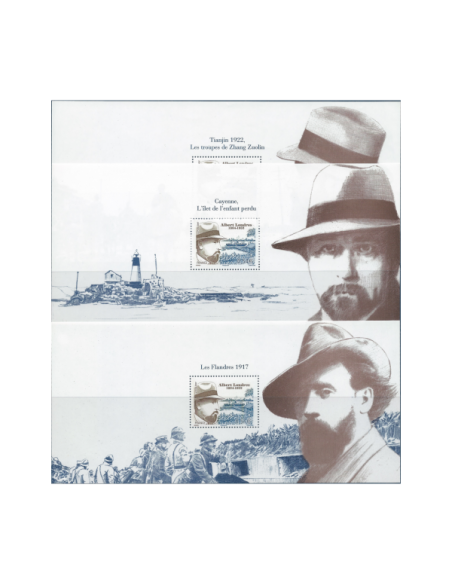 BLOC SOUVENIR N°17 à 22 - Albert Londres