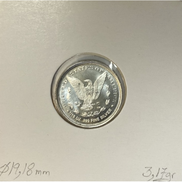 USA - MEDAILLE AMERICAINE EN ARGENT...