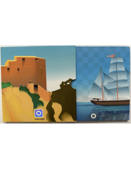 CROATIE - Coffret Brillant Universel 2023 // Série officielle des Euros en BU