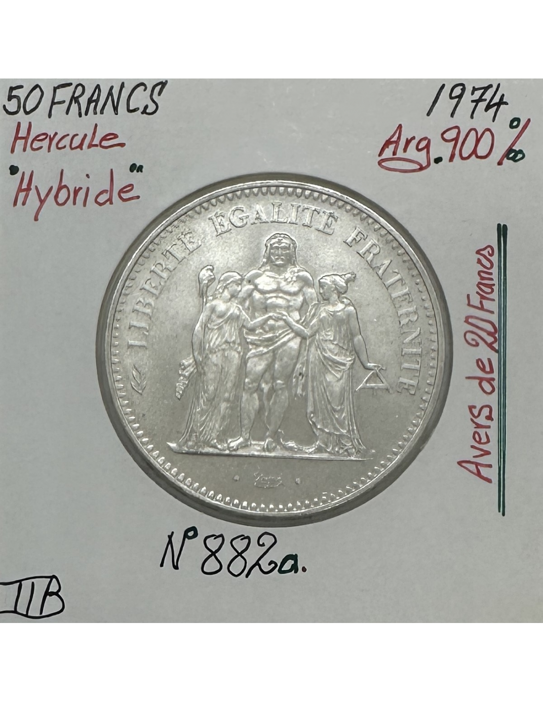 Piece 50 Franc Argent 1974